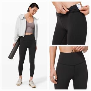 Lululemon Wunder Train High-Rise Tight 25" Black Size 4